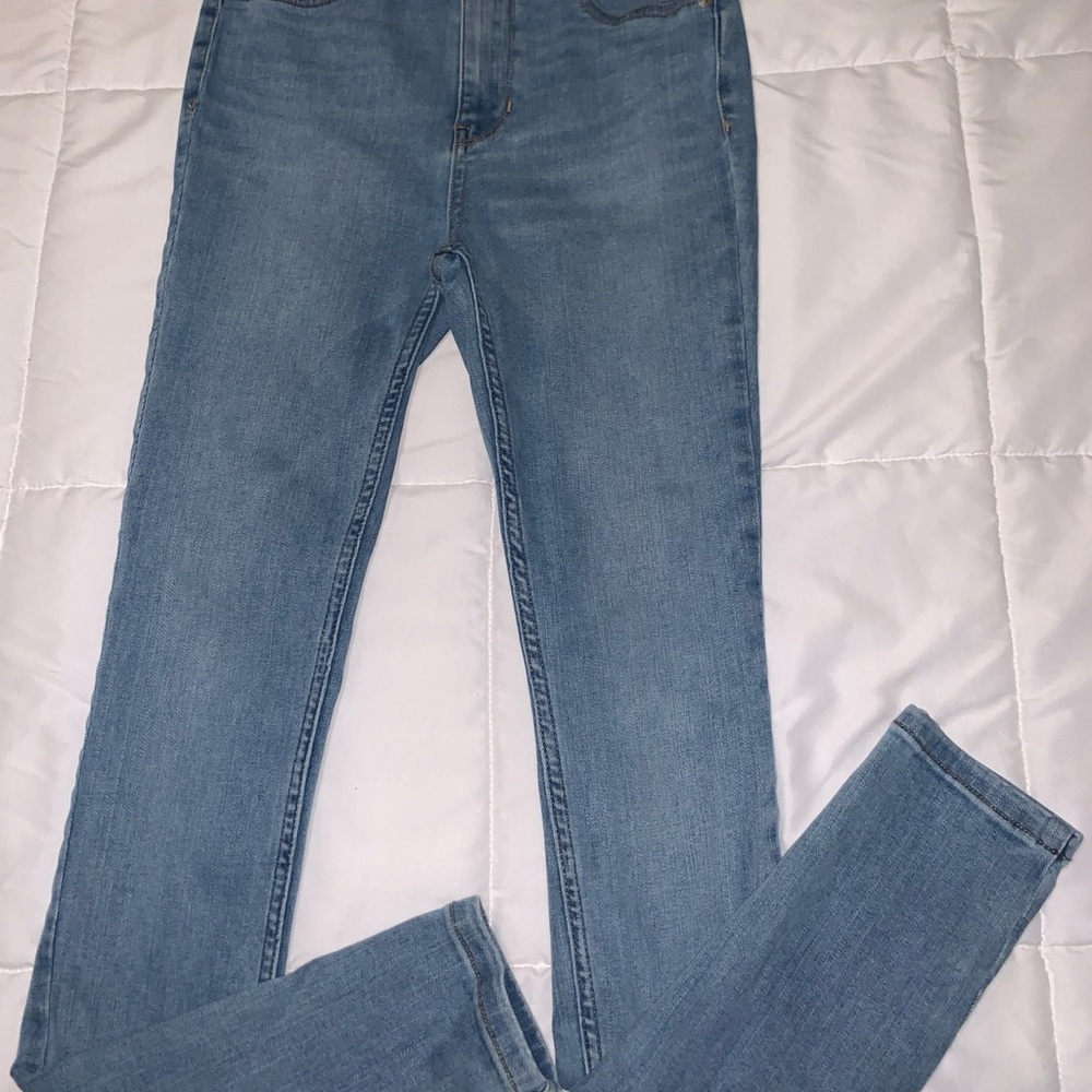 Free People Blue Women’s Sz 25 Skinny Jeans Modern Designer